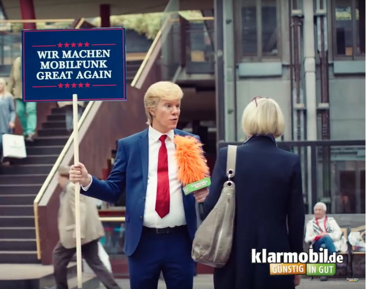 Klarmobil Spot mit Komparse Simon